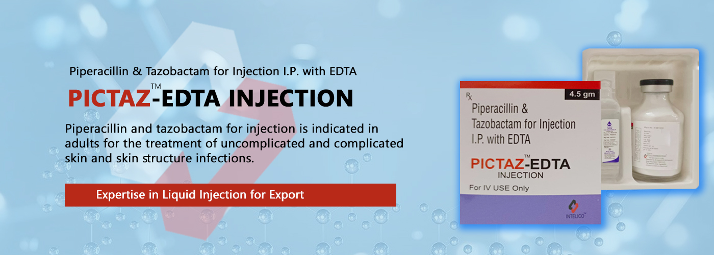 Piperacillin and Tazobactam Injection I.P with EDTA
