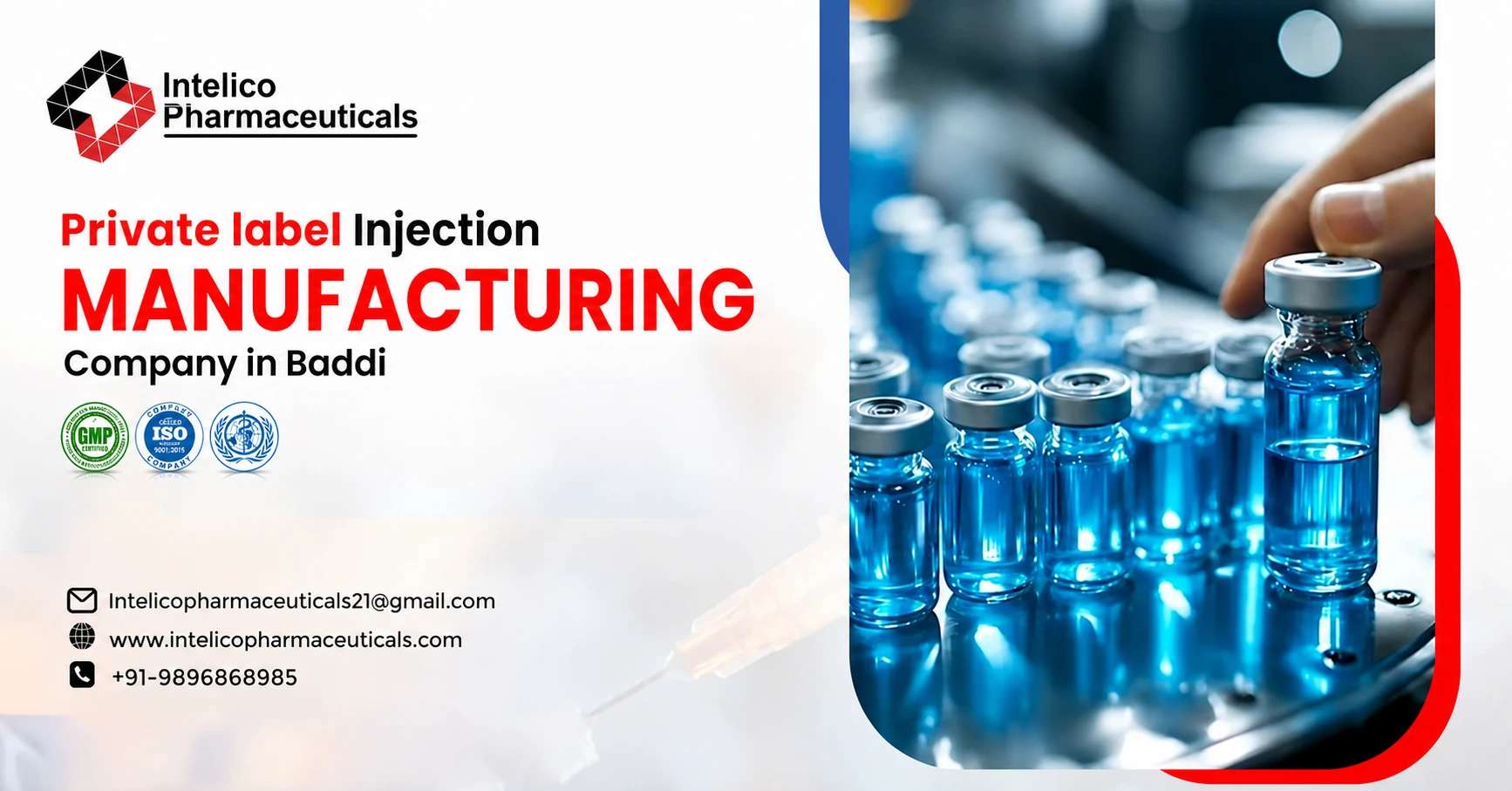 Best Private Label Injection Manufacturing Company in Baddi