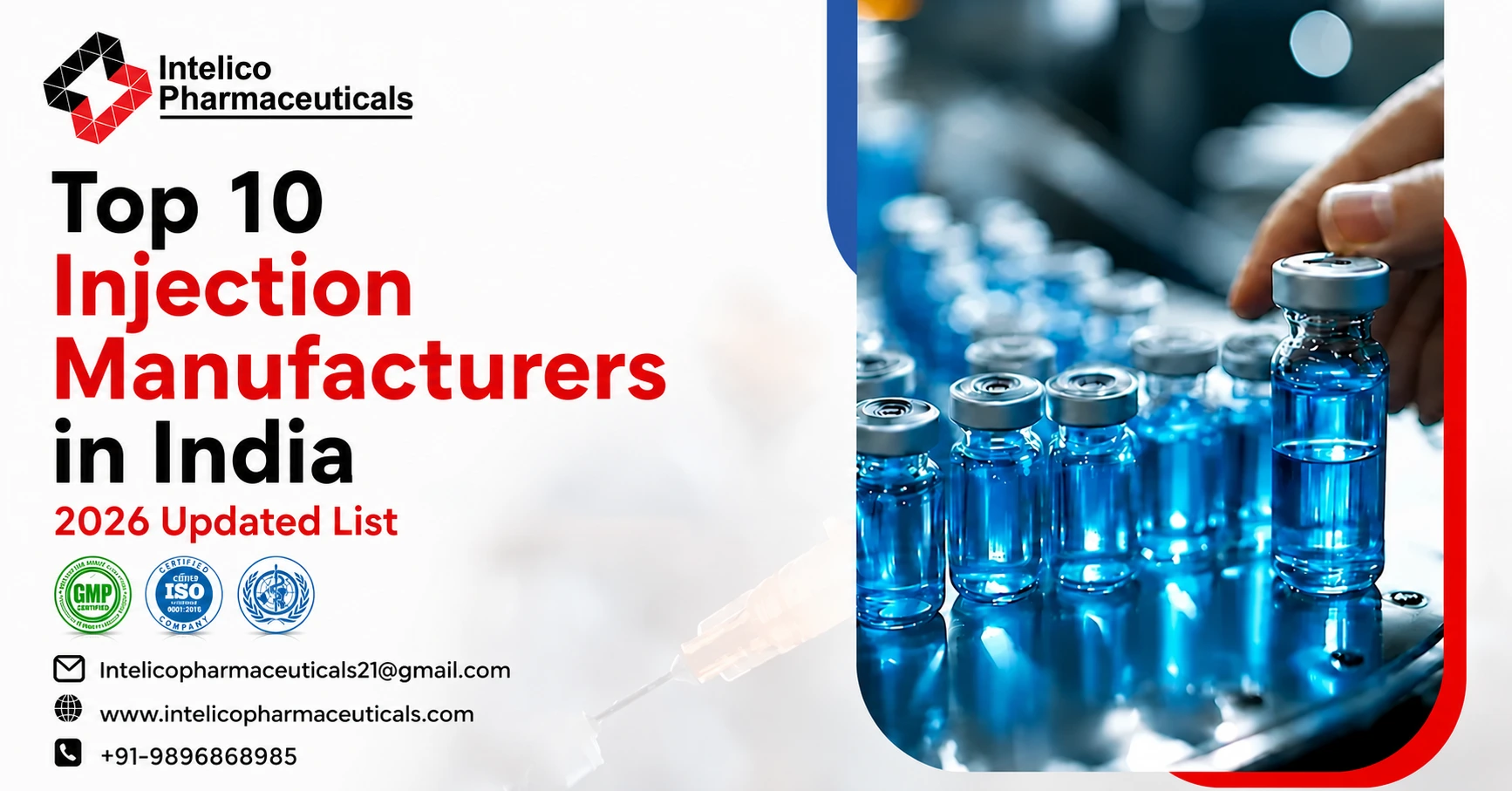 Top 10 Injection Manufacturers List in India (2026 Updated)