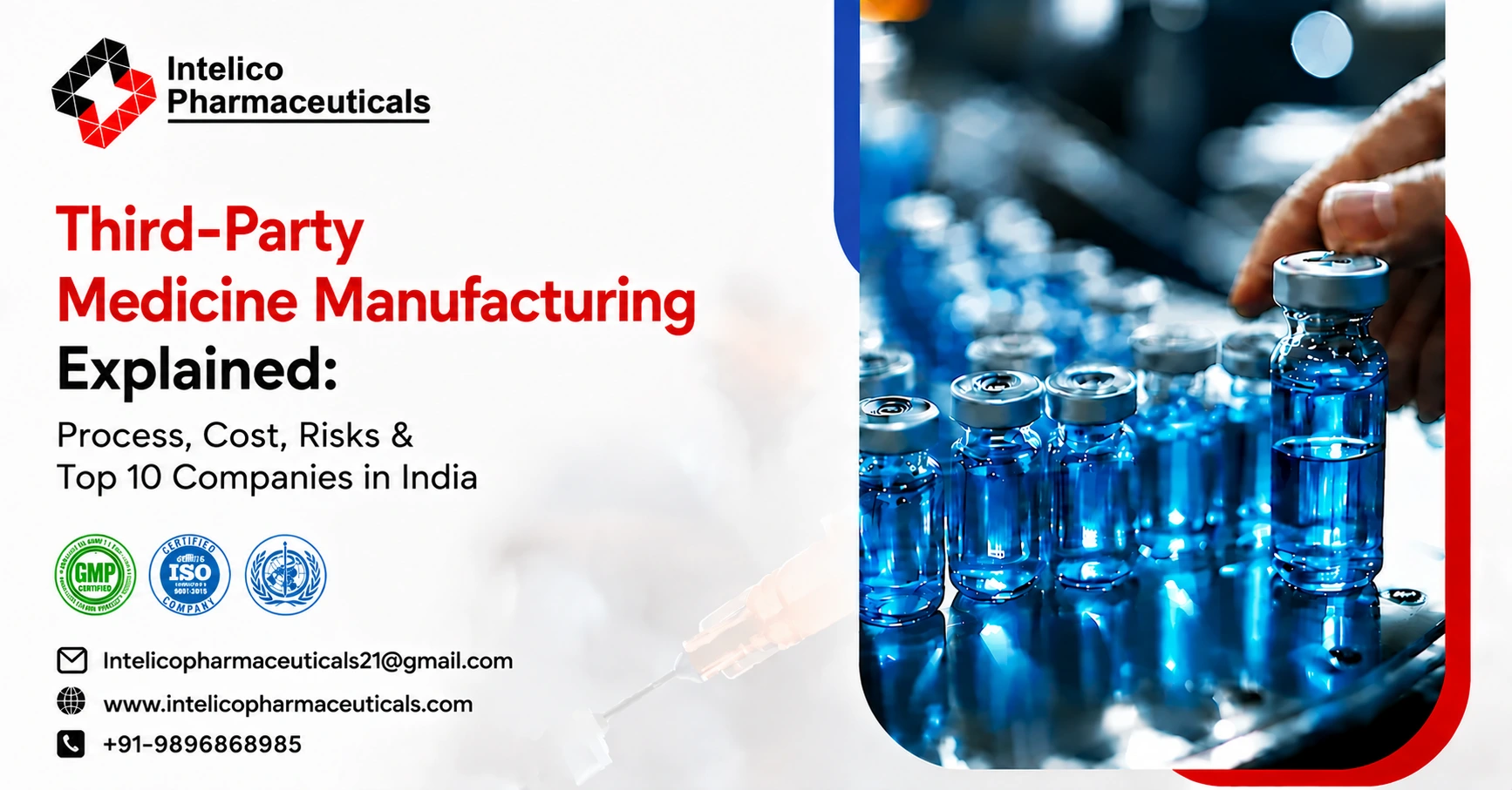 Third-Party Medicine Manufacturing Explained: Process, Cost, Risks & Top 10 Companies in India