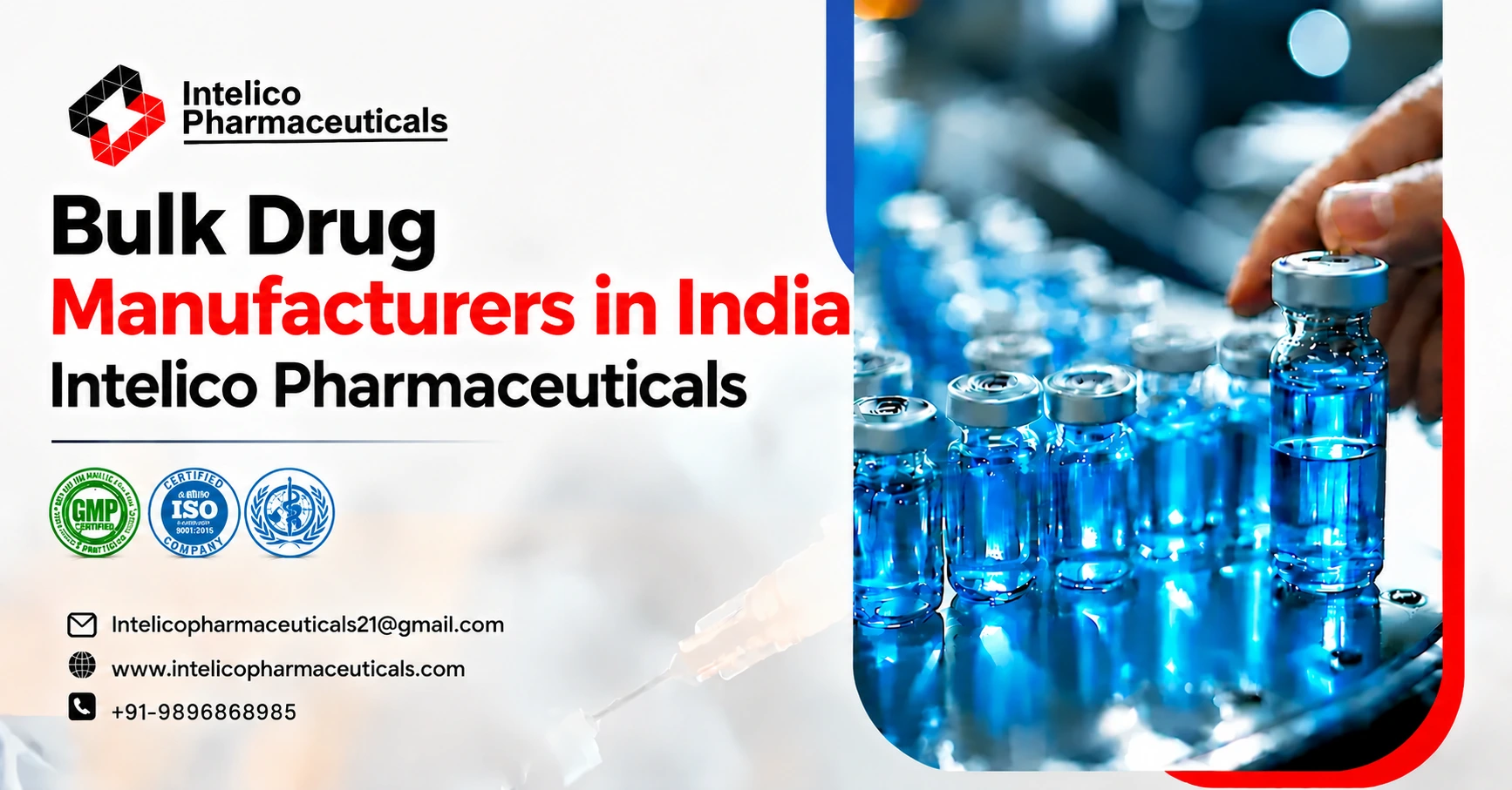 Bulk Drug Manufacturers in India | Intelico Pharmaceuticals